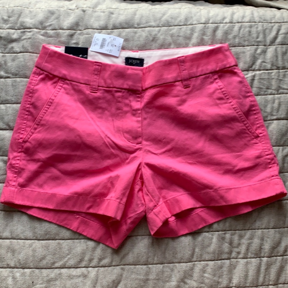 Pink J crew shorts